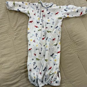 Kissy kissy gown/onesie size small